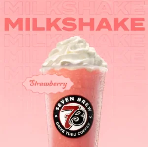 7 Brew Strawberry Milk Shake
