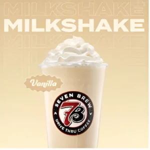 7 Brew Vanilla Milk Shake