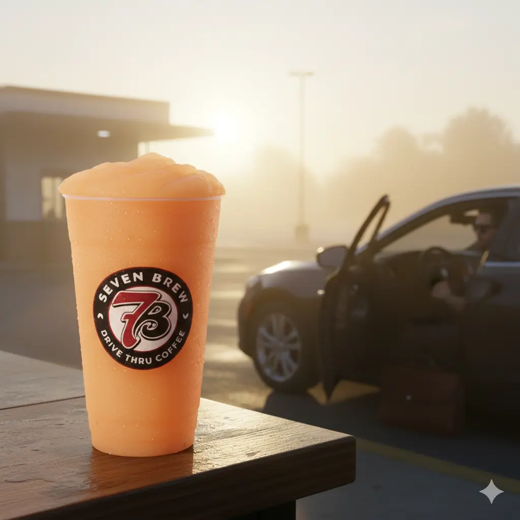 7 Brew Peach Smoothie