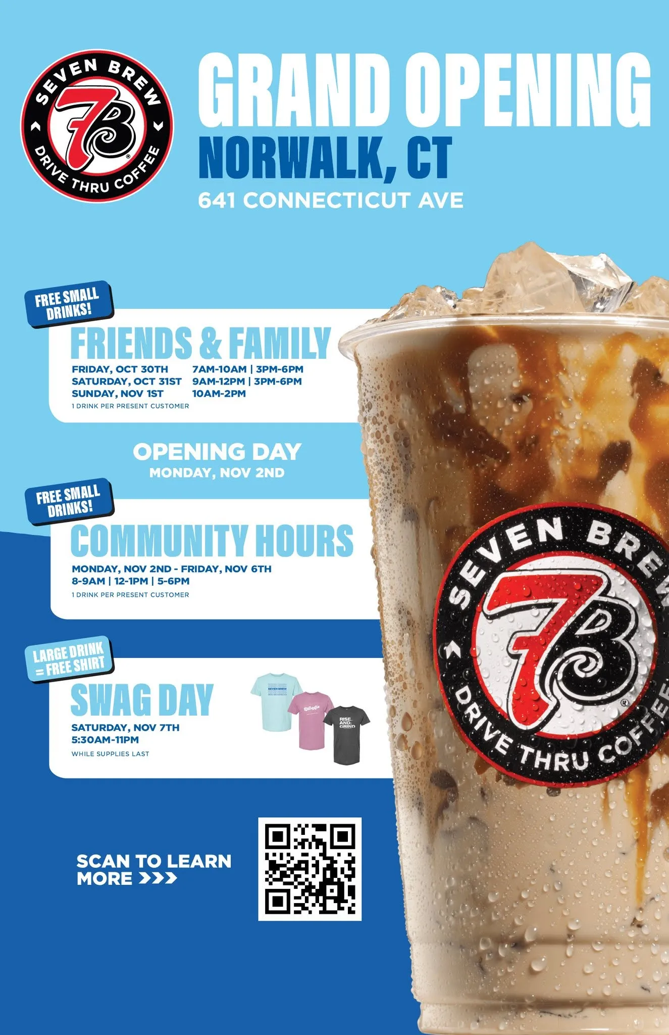7 Brew Opening Norwalk, CT