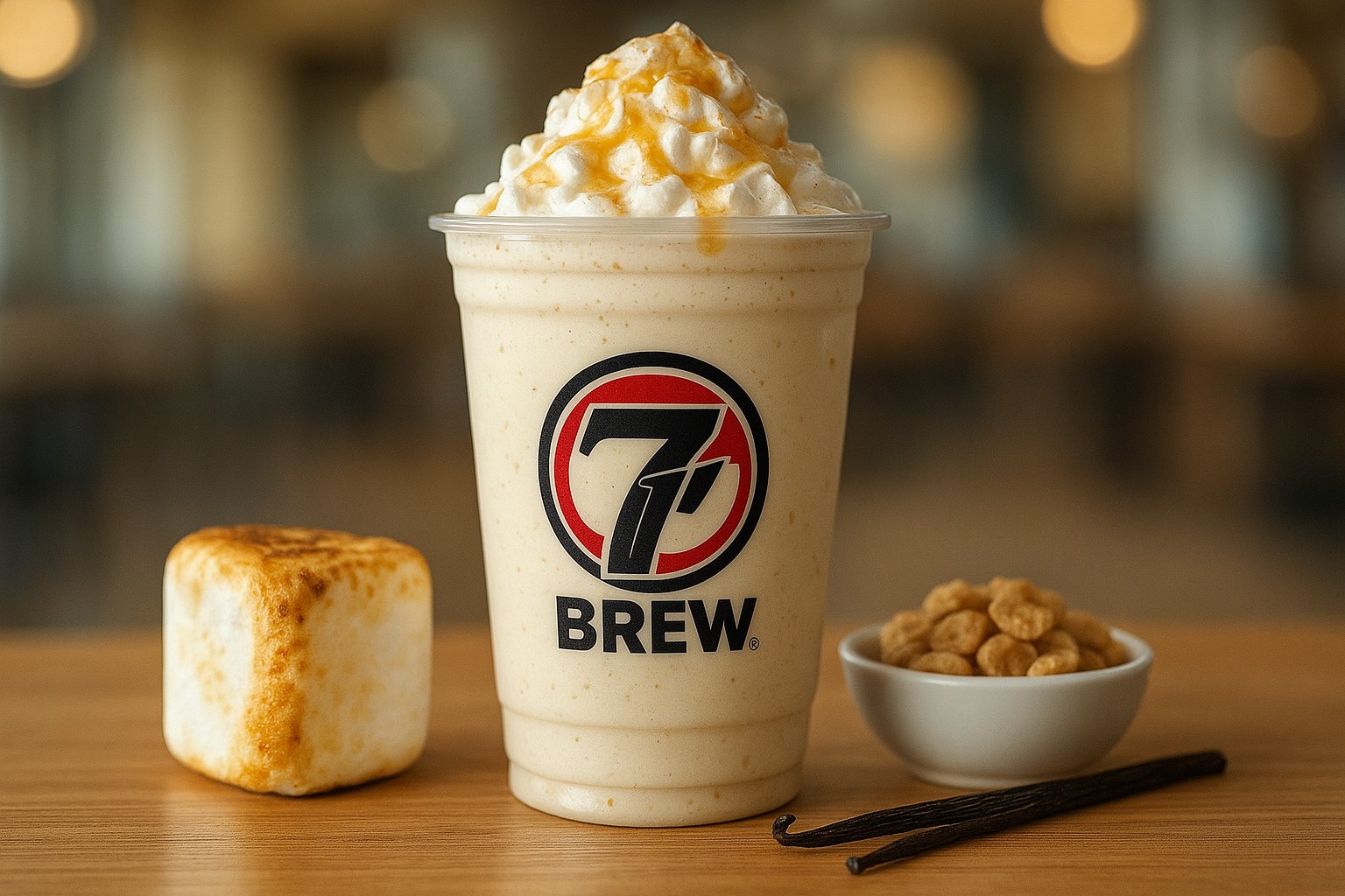 Cereal Milk7 Brew secret menu drink with Toasted Marshmallow , Vanilla flavors