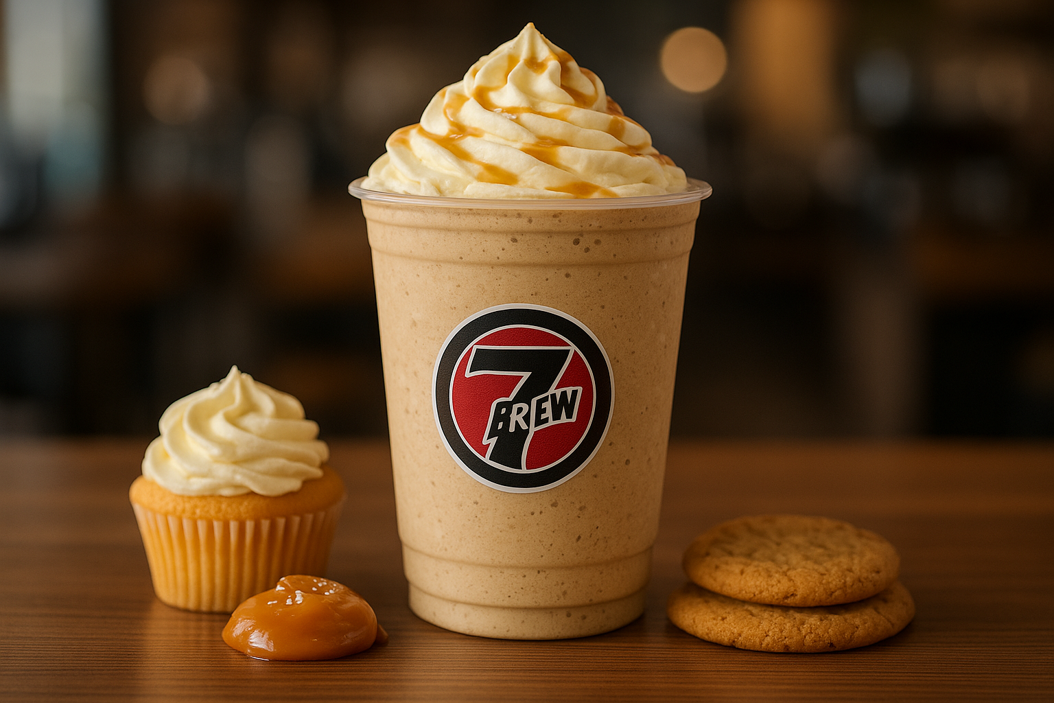 Frosted Cookie7 Brew secret menu drink with Cupcake , Irish Cream , Salted Caramel flavors