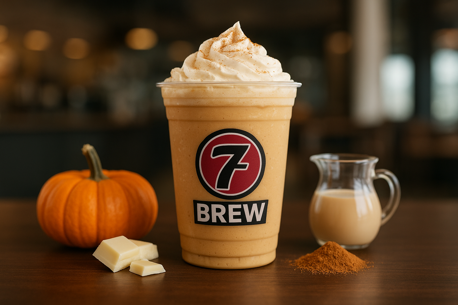 Magic Pumpkin7 Brew secret menu drink with Irish Cream , White Chocolate , Pumpkin flavors