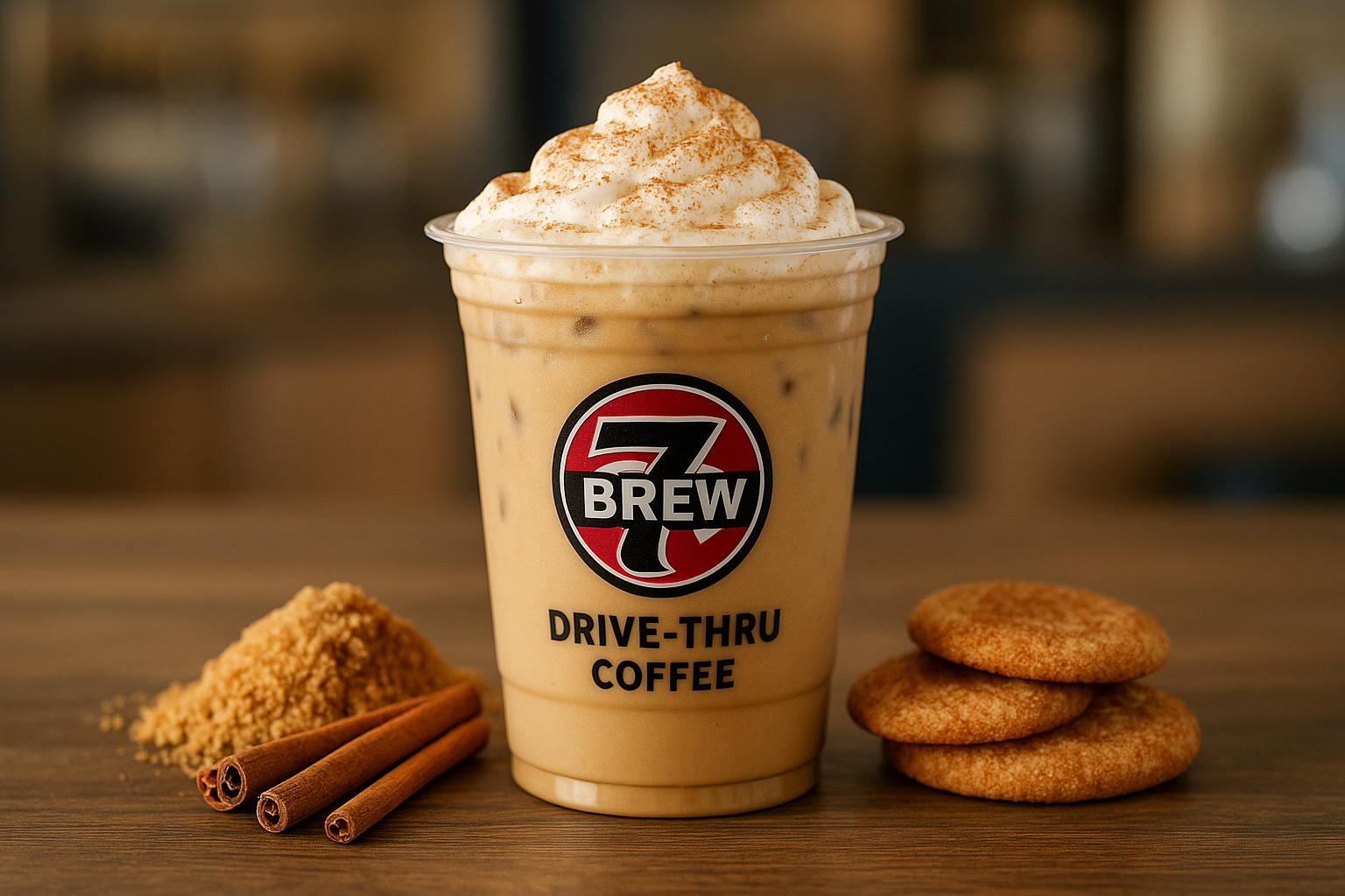 Snickerdoodle7 Brew secret menu drink with Brown Sugar Cinnamon , Vanilla flavors