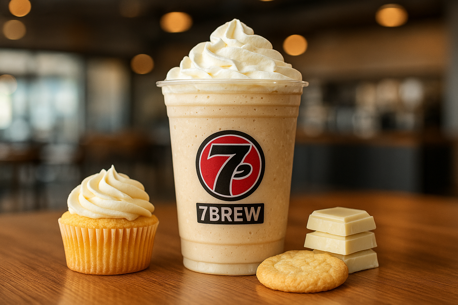 Sugar Cookie7 Brew secret menu drink with Cupcake , White Chocolate , Vanilla flavors