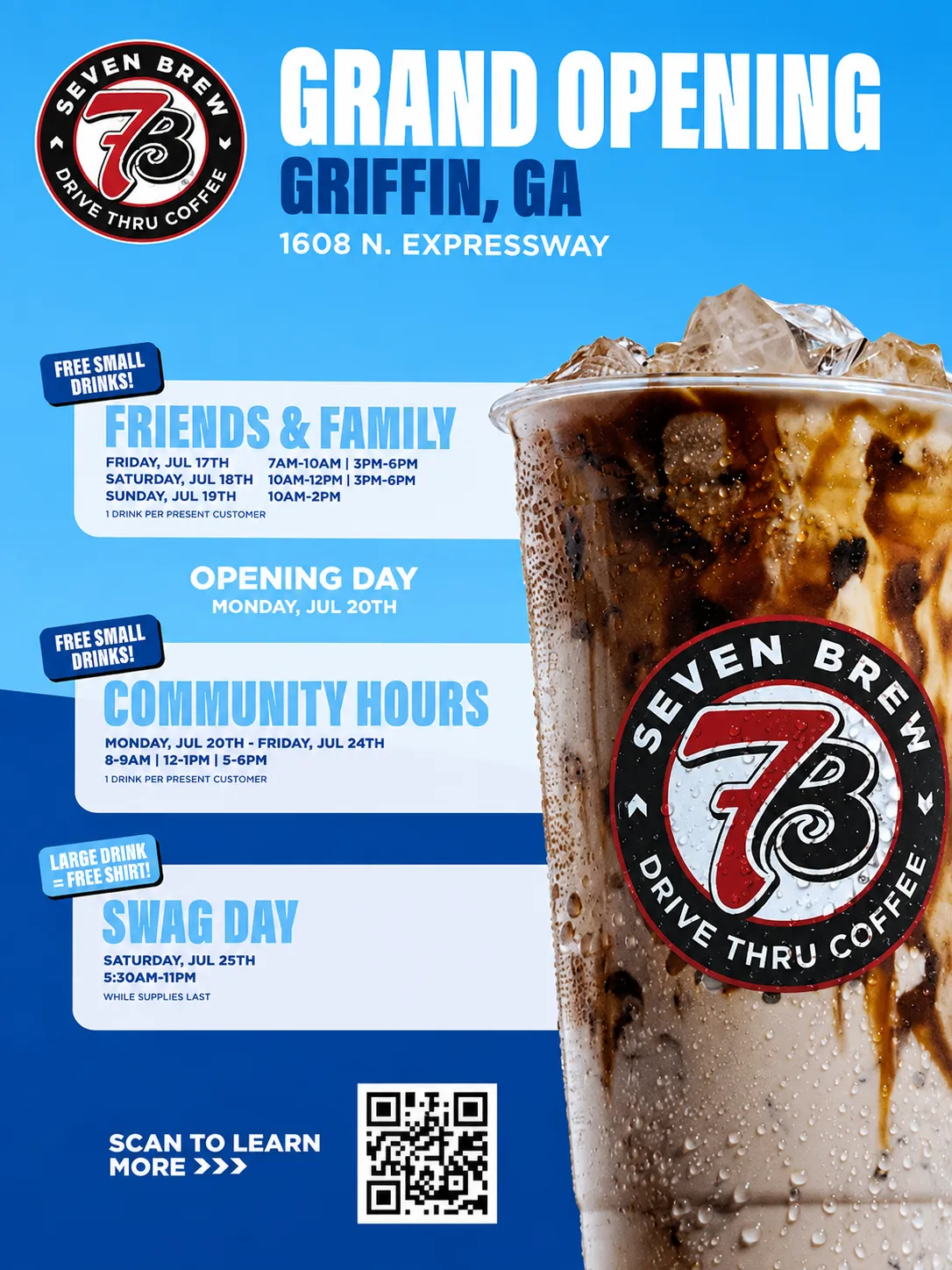 7 Brew Griffin Opening