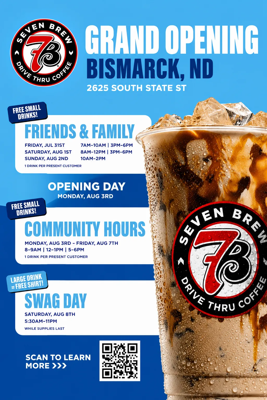 7 Brew Opening Bismarck ND