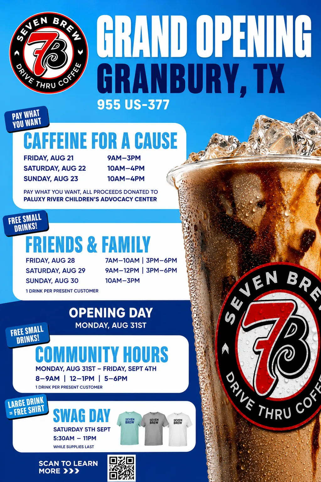 7 Brew Granbury, TX