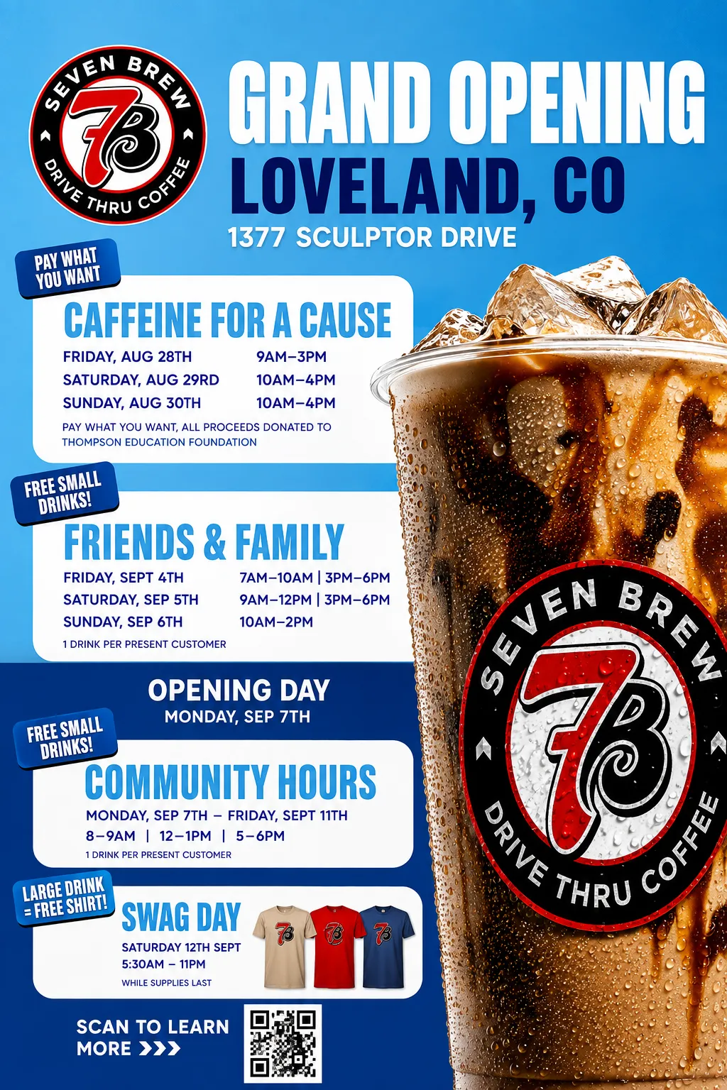 7 Brew Opening Loveland, CO