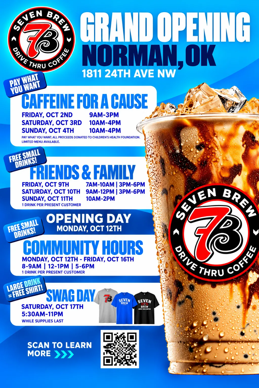 7 Brew Opening Norman, OK