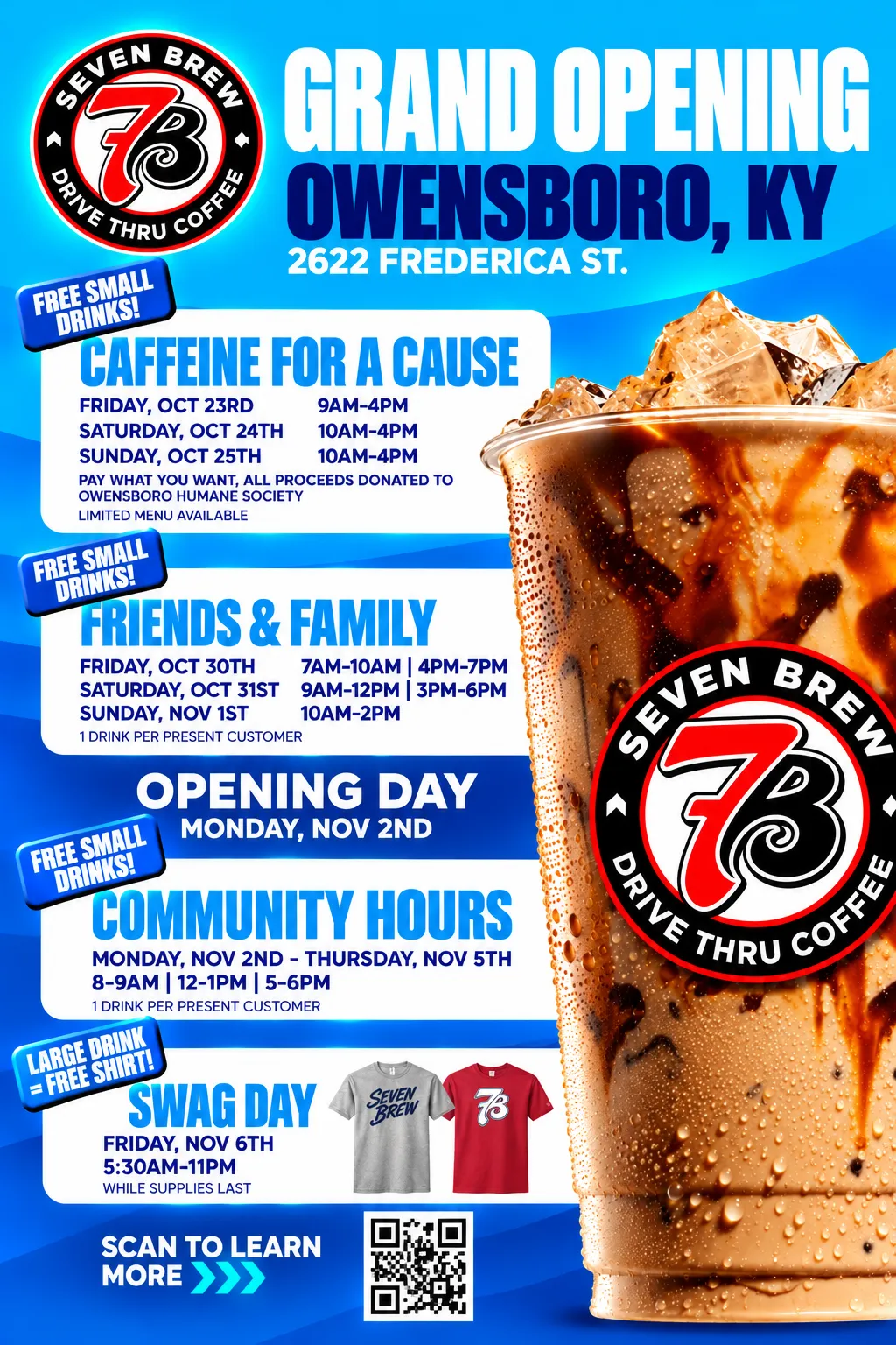 7 Brew Opening Owensboro, KY