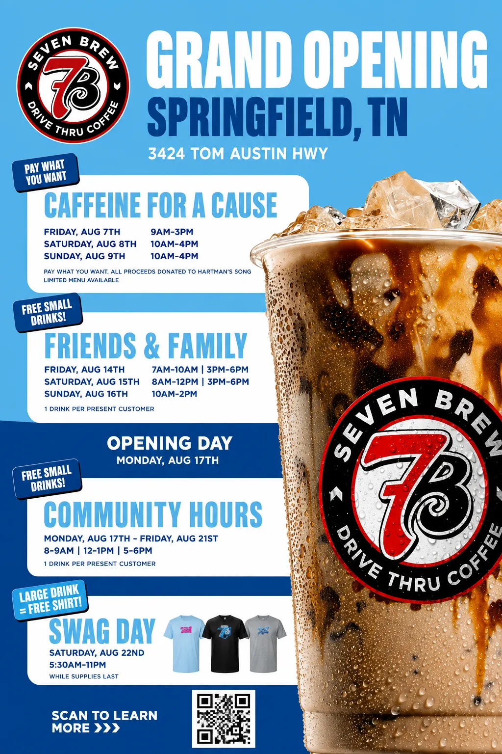 7 Brew Opening SpringField