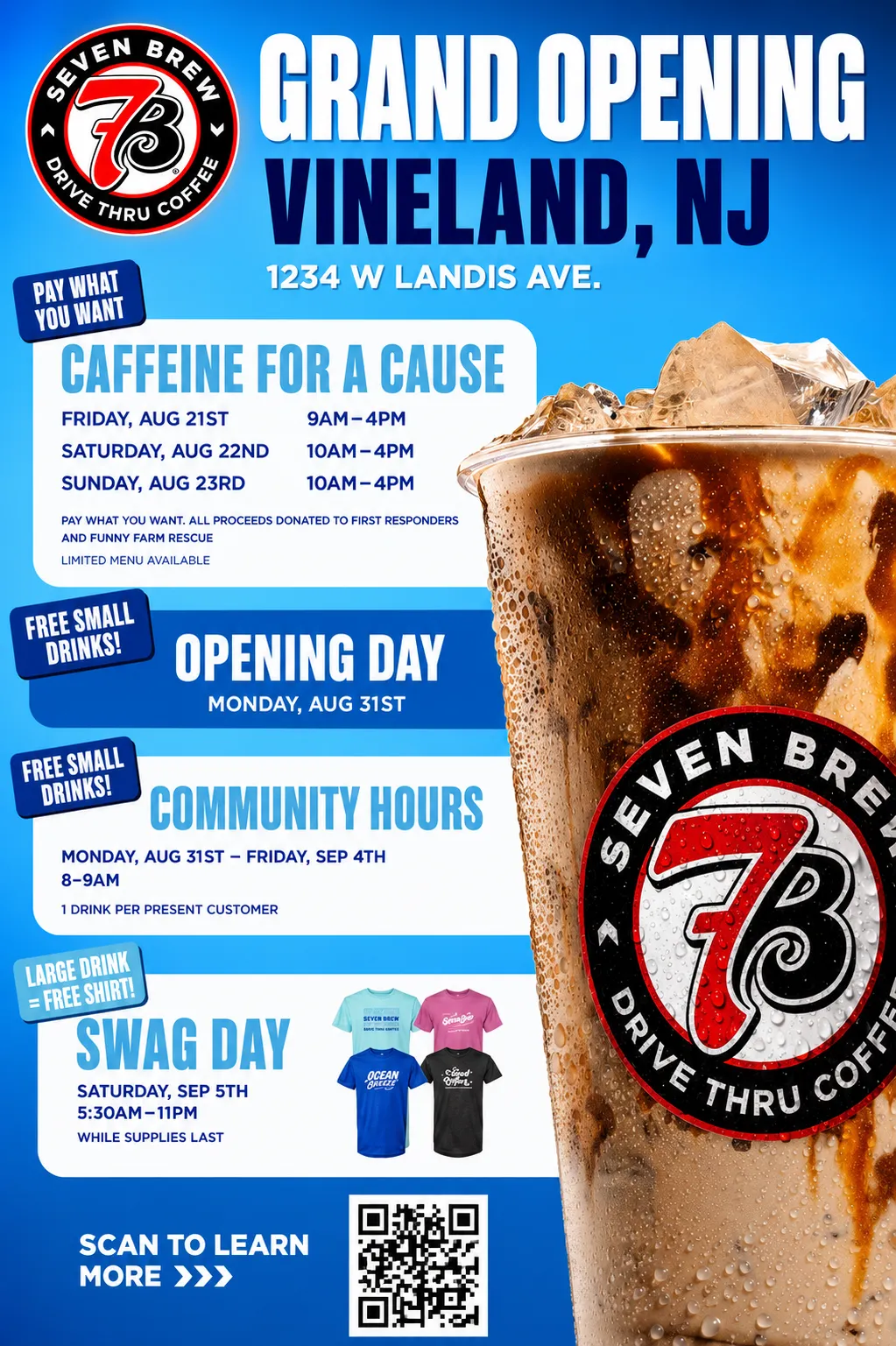 7 Brew Opening Vineland NJ