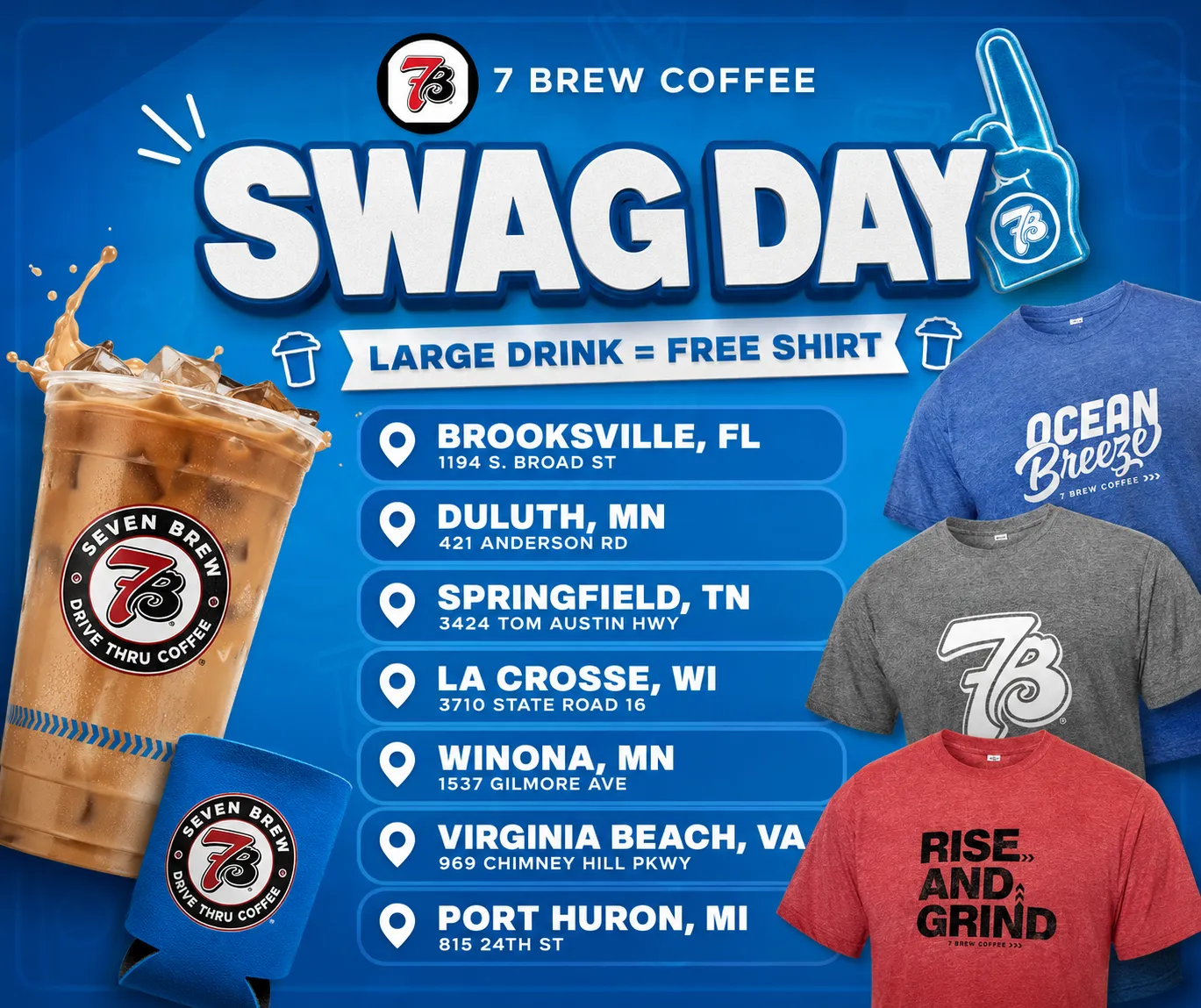 7 Brew Swag Day