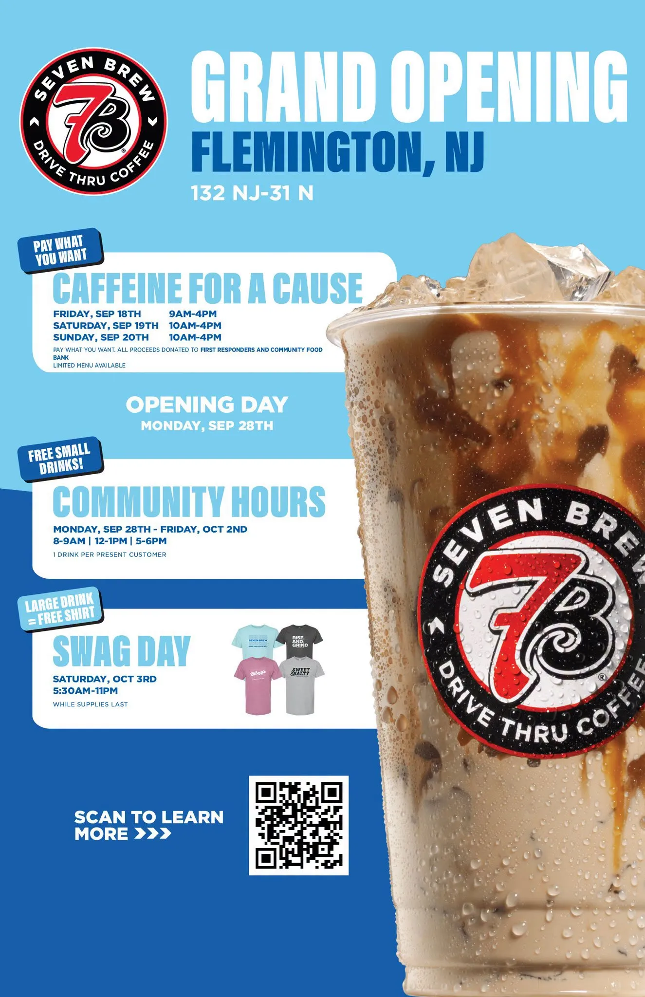 7 Brew Opening Flemington NJ