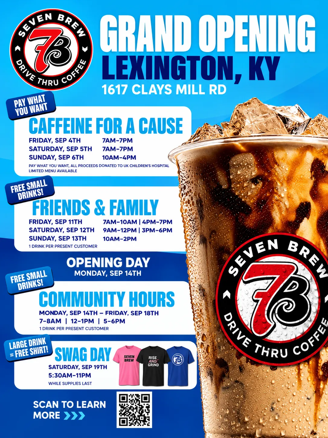 7 Brew Opening Lexington, KY