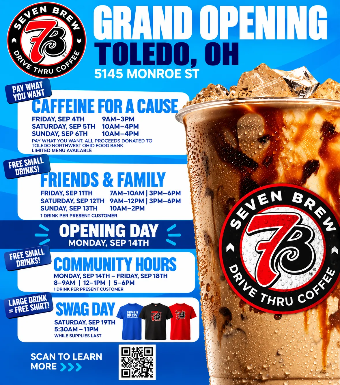 7 Brew Opening Toledo, Ohio