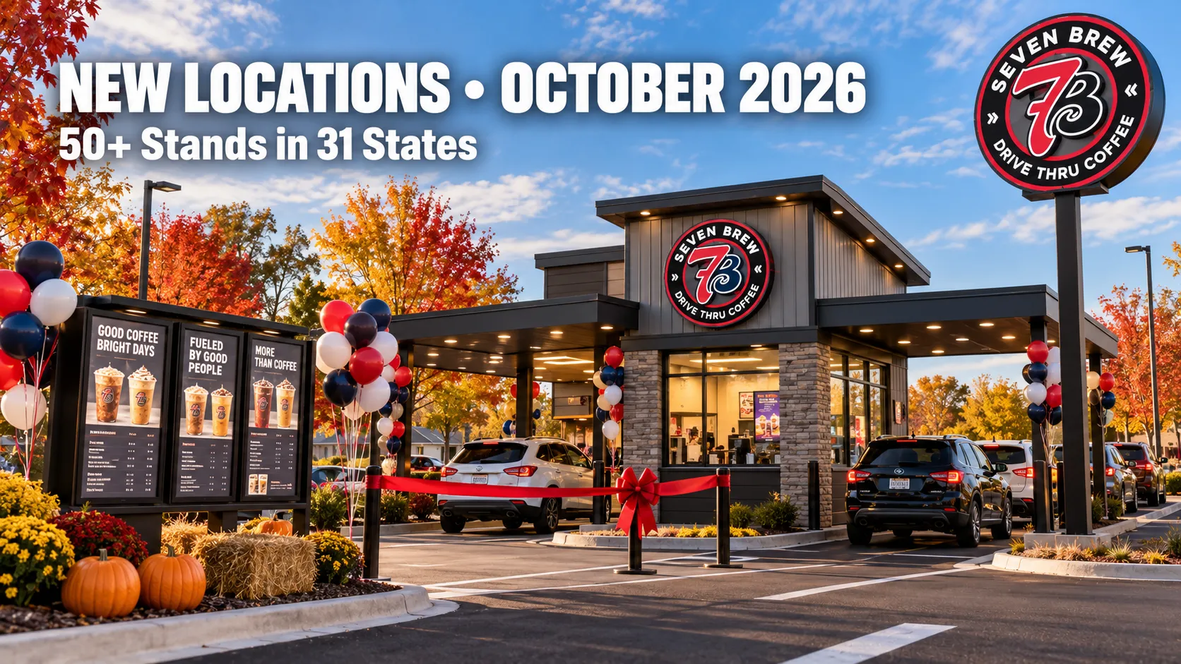7 Brew new locations October 2026